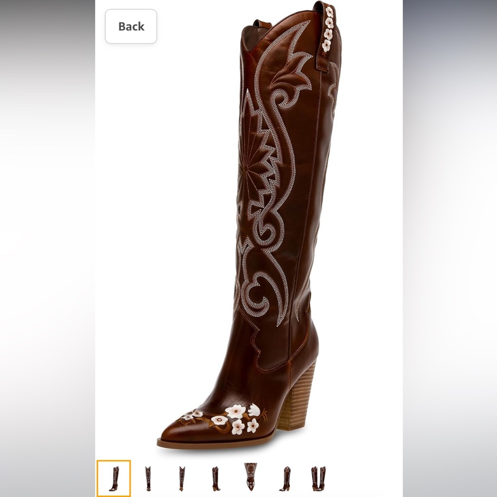 Steve Madden womens Lashes Western Boot, size 8 , new with tags - Picture 4 of 4